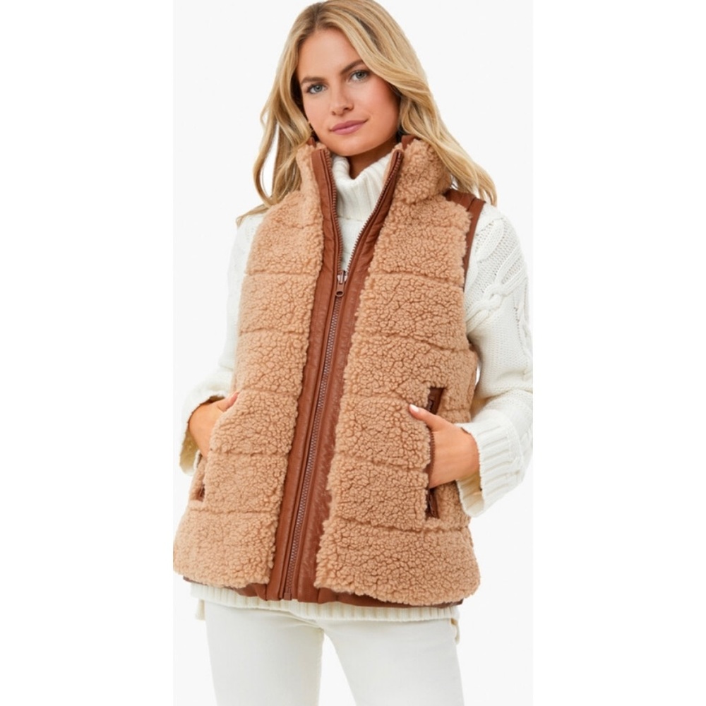Tuckernuck Cognac Shearling Vest